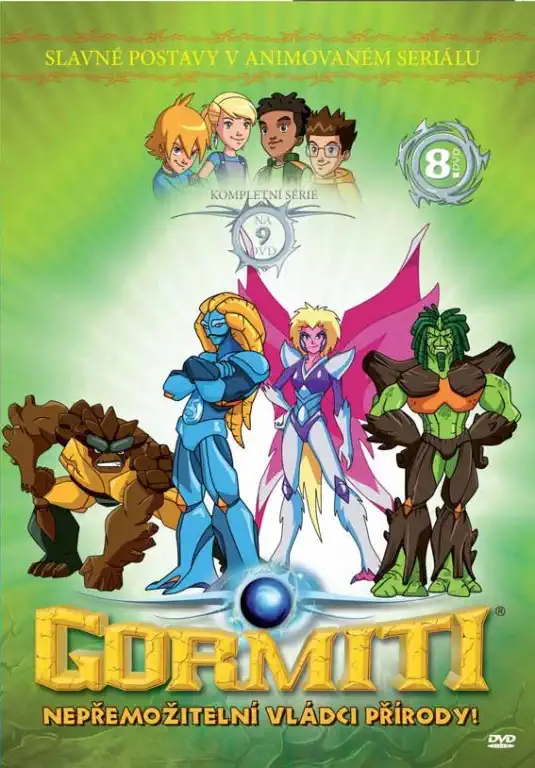 Gormiti 8 - Nepřemožitelní vládci přírody! - DVD /plast//bazarové zboží/