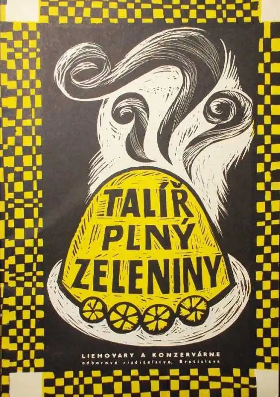 Talíř plný zeleniny - Anna Straková /bazarové zboží/