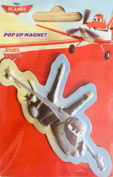 Magnetka Letadla Disney - černá