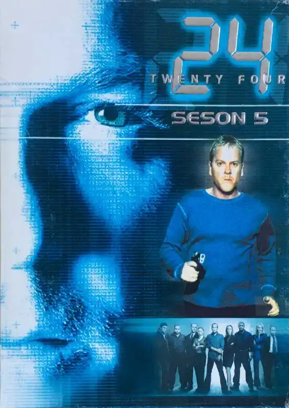 24 Twenty Four - Season 5 - v originálním znění bez CZ titulků - 5xDVD /slim v šubru/bazarové zboží/