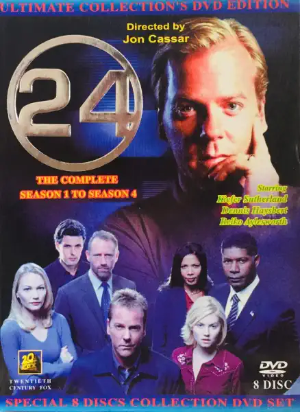 24 Twenty Four -The Complete Season 1-4 - v originálním znění bez CZ titulků - 8xDVD /multi digipack v šubru/