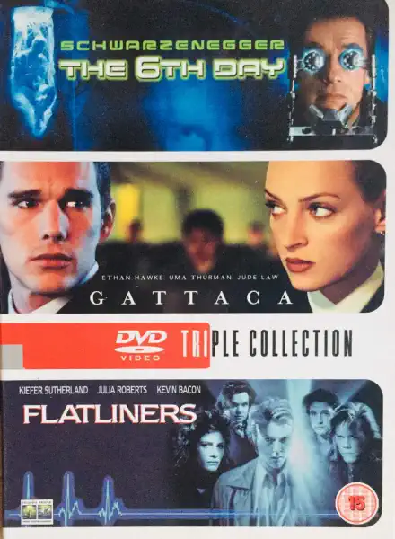 The 6th Day / Gattaca / Flatliners - v originálním znění s CZ titulky - 3xDVD /3xplast v šubru/