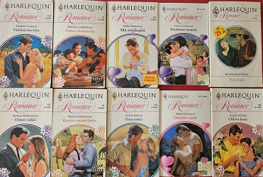 Knižní kolekce Harlequin Romance - 10x bazarová kniha