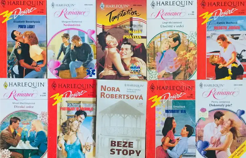 Velká knižní kolekce Harlequin 20. - 10x bazarová kniha