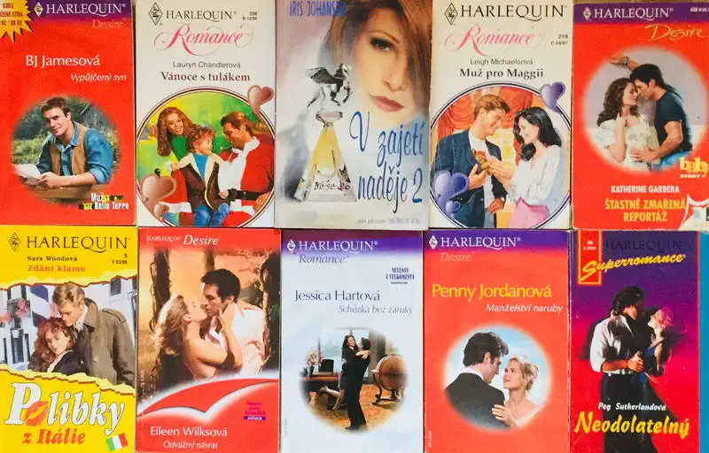 Velká knižní kolekce Harlequin 21. - 10x bazarová kniha