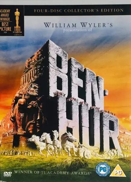 Ben-Hur - Four Disc Collector's Edition -  v originálním znění bez CZ titulků - 4xDVD /digipack v šubru/bazarové zboží/