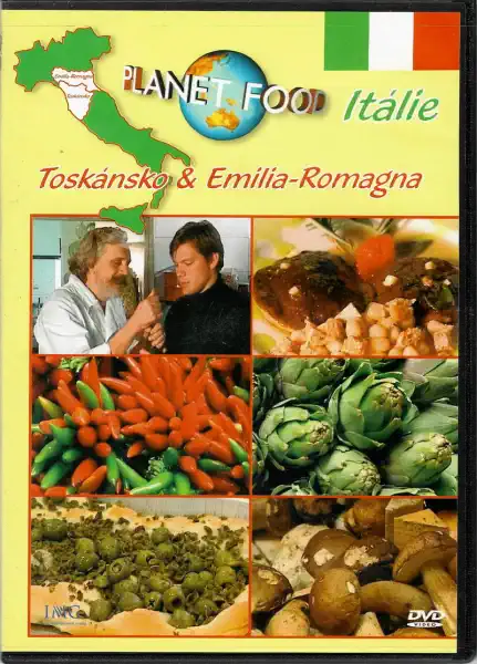 Planet food - Itálie , Toskánsko & Emilia - Romagna - DVD slim 