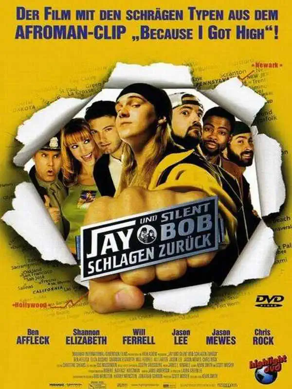 Jay und Silent Bob Schlagen Zurück / Jay a mlčenlivý Bob vrací úder - v originálním znění bez CZ titulků - DVD /plast/