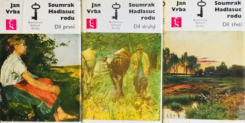 Knižní kolekce Soumrak Hadlasuc rodu - Jan Vrba /bazarové zboží/