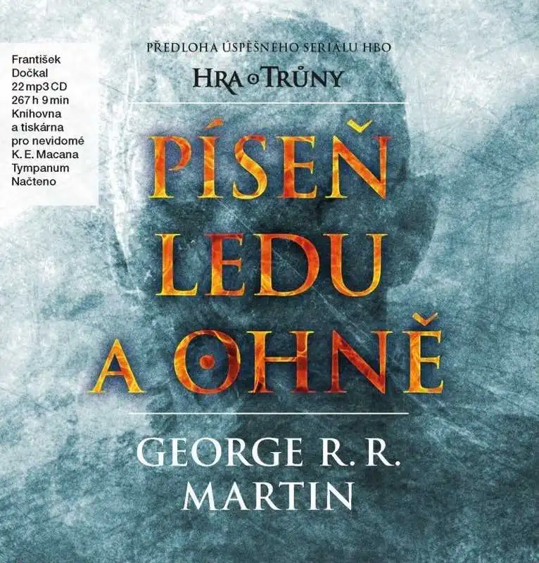 Píseň ledu a ohně - George R.R. Martin - Hra o trůny - Audiokniha - 22xCD /karton box/