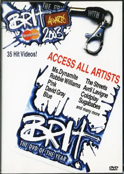 Brit Awards 2003 - Access All Artists - DVD /plast/