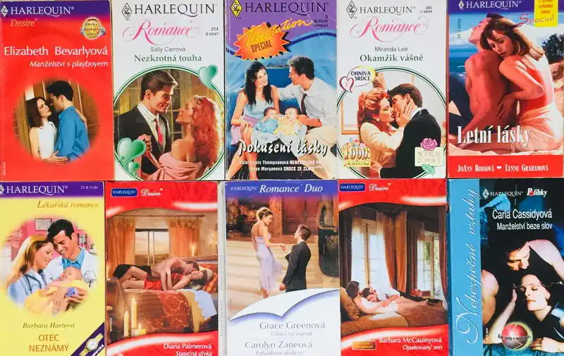 Velká knižní kolekce Harlequin 37. - 10x bazarová kniha