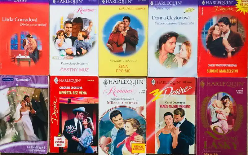 Velká knižní kolekce Harlequin 57. - 10x bazarová kniha