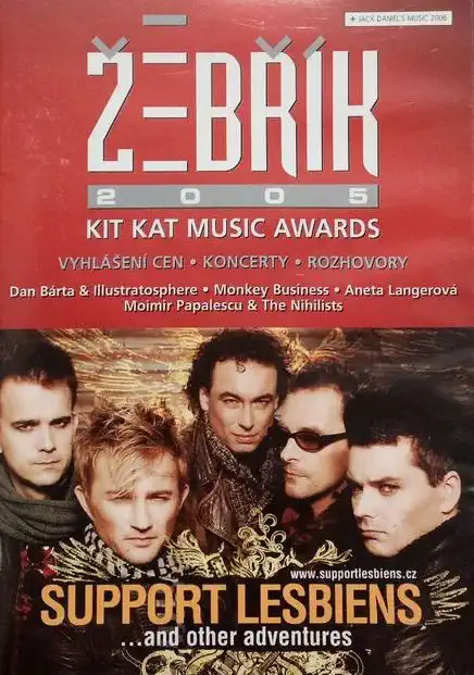Žebřík 2005 - Kit Kat Music Awards - DVD /plast/bazarové zboží