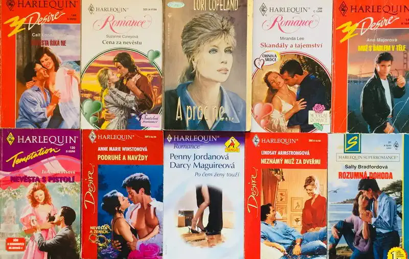 Velká knižní kolekce Harlequin 73. - 10x bazarová kniha