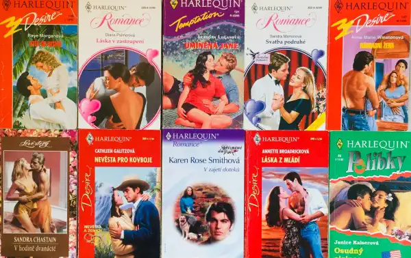 Velká knižní kolekce Harlequin 75. - 10x bazarová kniha