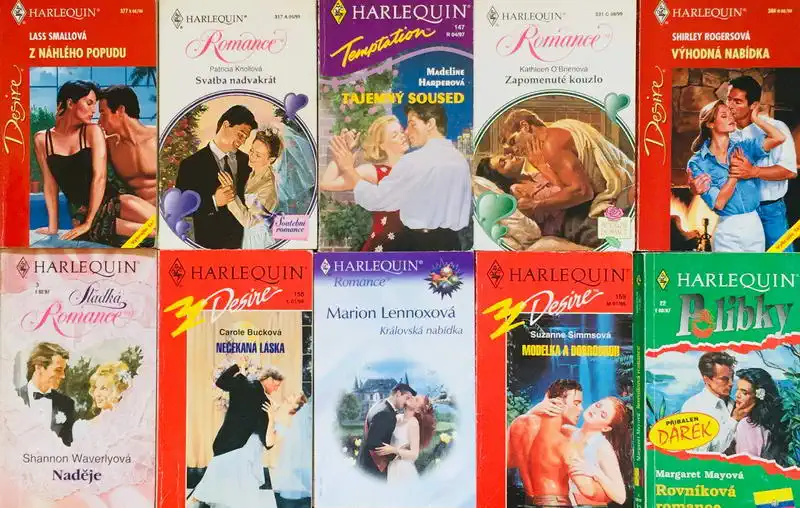 Velká knižní kolekce Harlequin 76. - 10x bazarová kniha