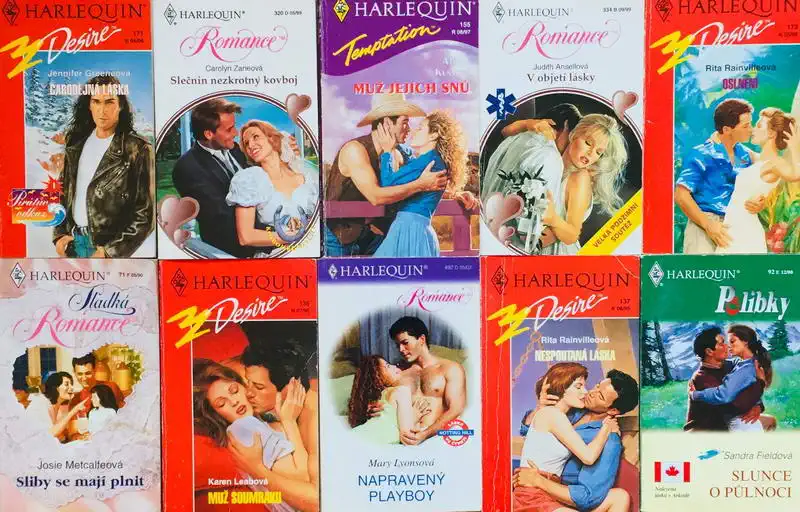 Velká knižní kolekce Harlequin 79. - 10x bazarová kniha