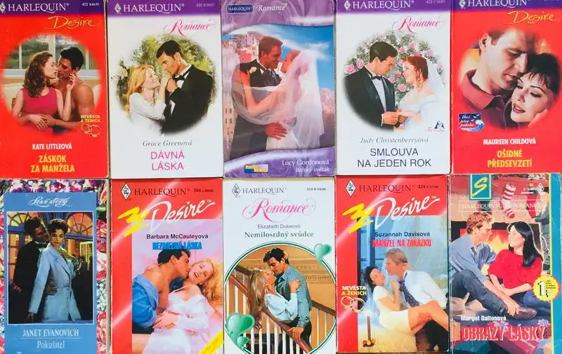 Velká knižní kolekce Harlequin 83. - 10x bazarová kniha
