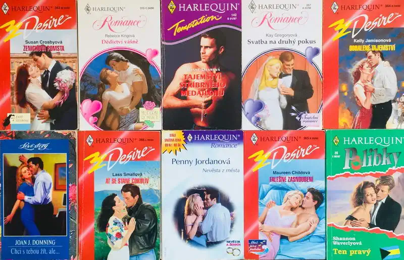 Velká knižní kolekce Harlequin 85. - 10x bazarová kniha
