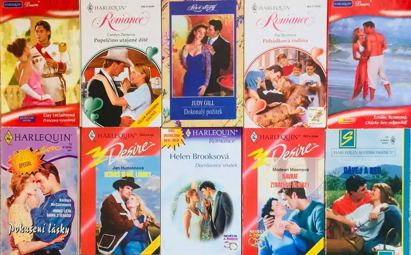 Velká knižní kolekce Harlequin 86. - 10x bazarová kniha