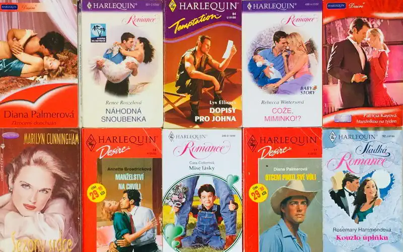 Velká knižní kolekce Harlequin 88. - 10x bazarová kniha