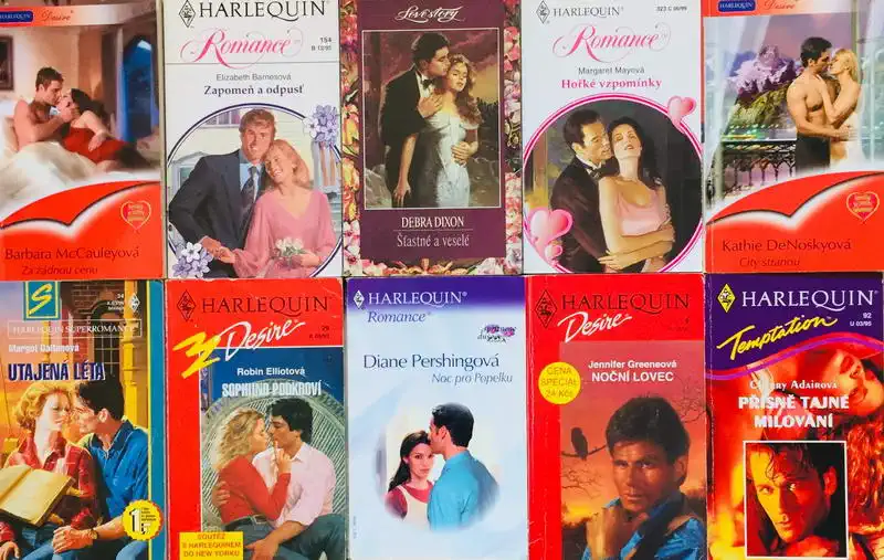 Velká knižní kolekce Harlequin 94. - 10x bazarová kniha