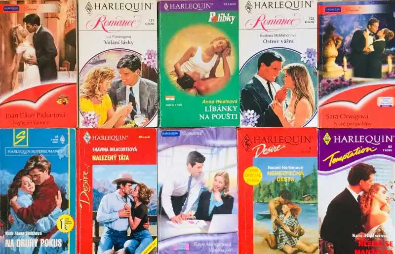 Velká knižní kolekce Harlequin 101. - 10x bazarová kniha