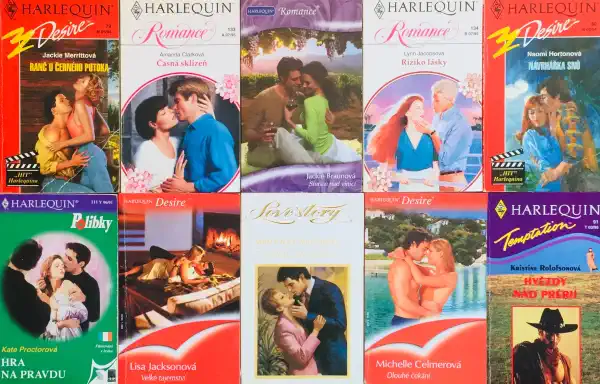 Velká knižní kolekce Harlequin 107. - 10x bazarová kniha