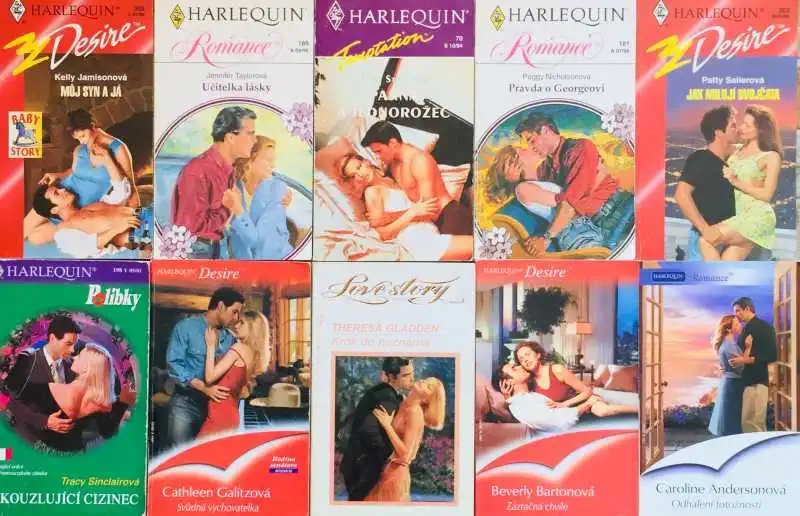 Velká knižní kolekce Harlequin 108. - 10x bazarová kniha