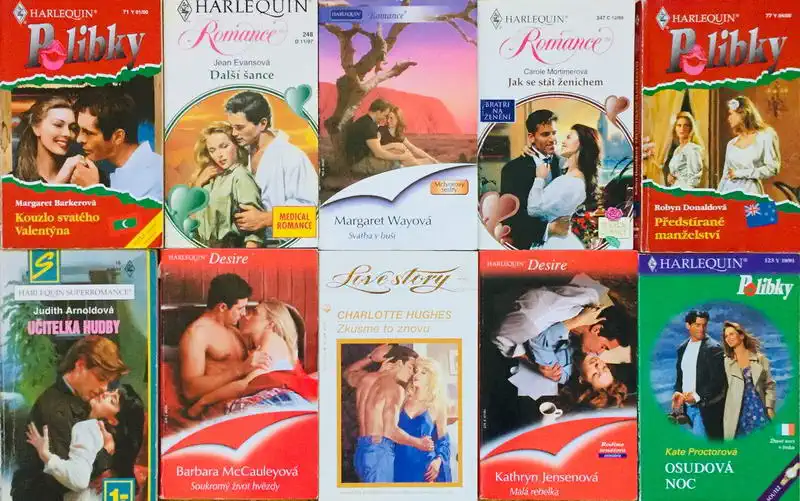 Velká knižní kolekce Harlequin 113. - 10x bazarová kniha