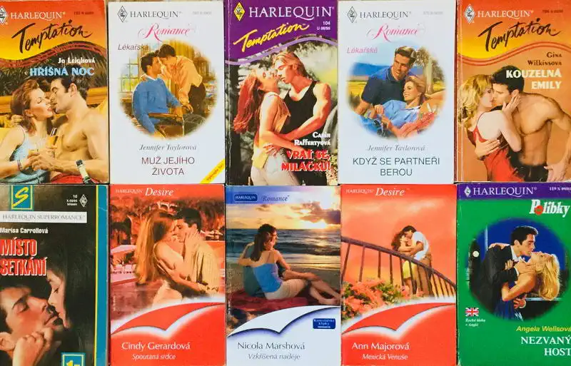 Velká knižní kolekce Harlequin 114. - 10x bazarová kniha