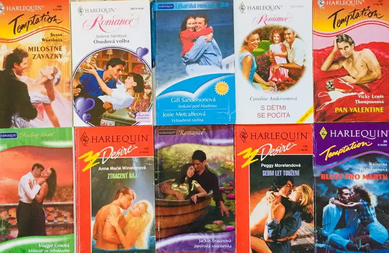 Velká knižní kolekce Harlequin 118. - 10x bazarová kniha