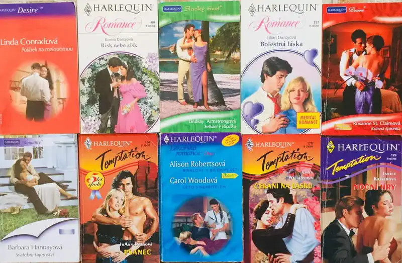 Velká knižní kolekce Harlequin 125. - 10x bazarová kniha