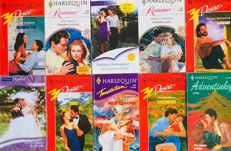 Velká knižní kolekce Harlequin 130. - 10x bazarová kniha