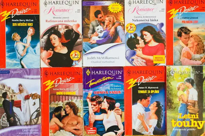 Velká knižní kolekce Harlequin 131. - 10x bazarová kniha