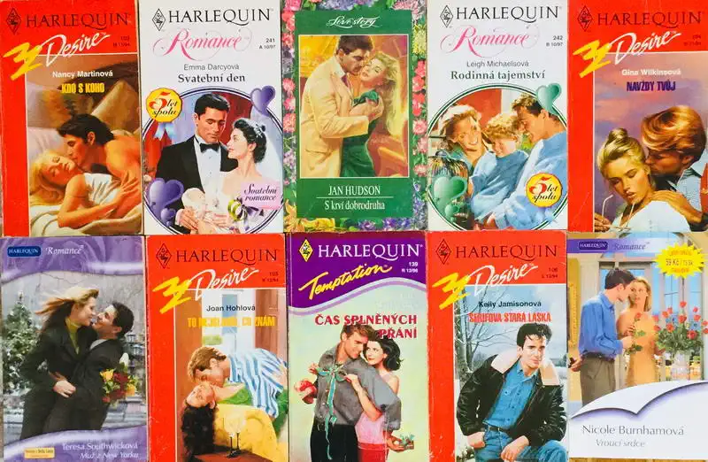 Velká knižní kolekce Harlequin 134. - 10x bazarová kniha