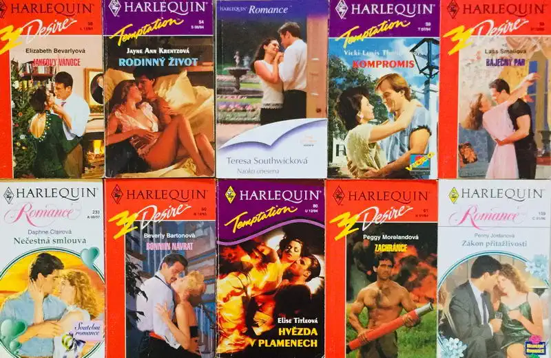 Velká knižní kolekce Harlequin 138. - 10x bazarová kniha
