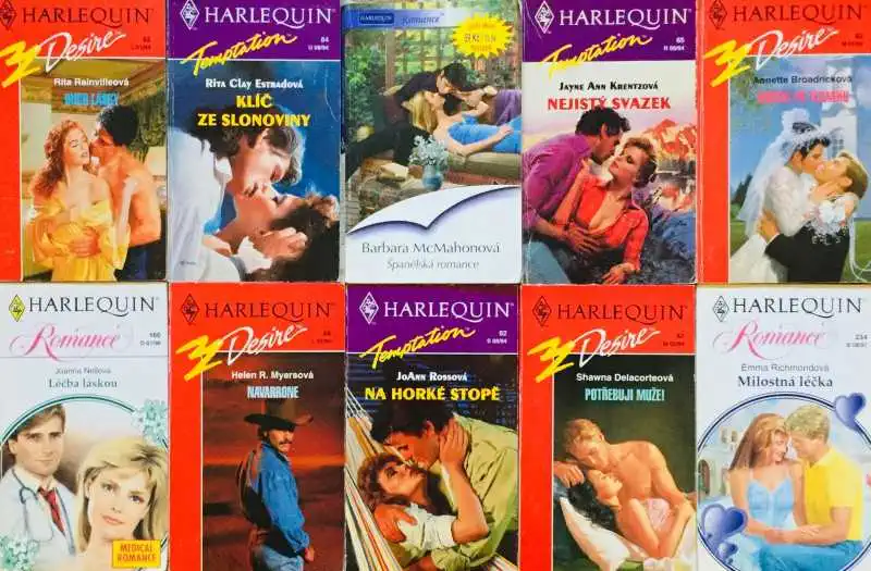Velká knižní kolekce Harlequin 140. - 10x bazarová kniha