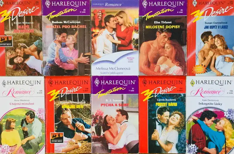 Velká knižní kolekce Harlequin 149. - 10x bazarová kniha