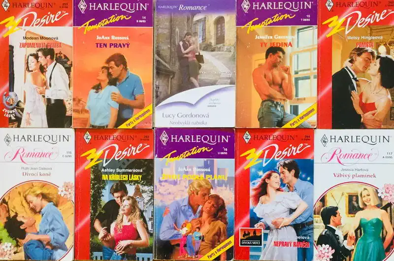 Velká knižní kolekce Harlequin 154. - 10x bazarová kniha