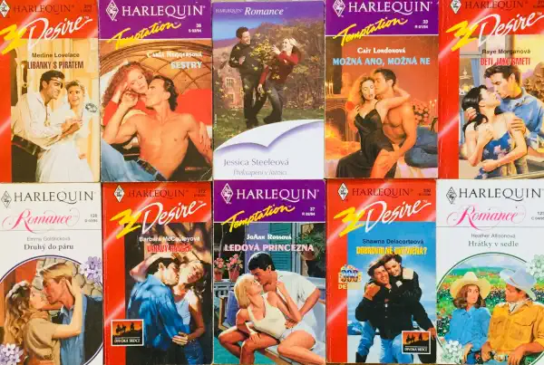 Velká knižní kolekce Harlequin 158. - 10x bazarová kniha