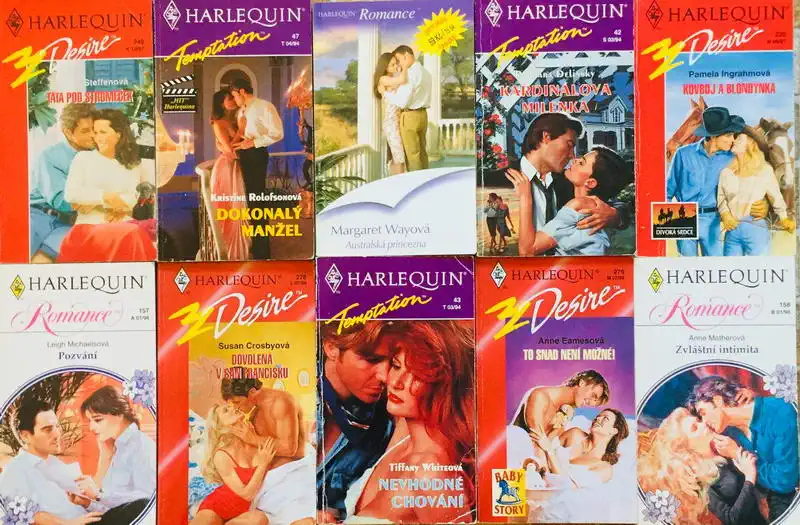 Velká knižní kolekce Harlequin 159. - 10x bazarová kniha