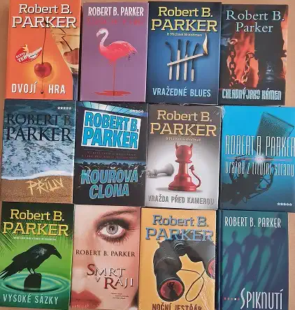 Knižní Kolekce  JESSE STONE - Robert B. Parker ( 12x kniha bazarová) 
