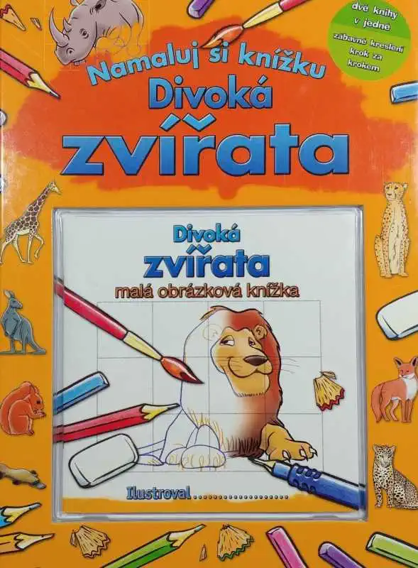 Namaluj si knížku Divoká zvířata - Damien Toll