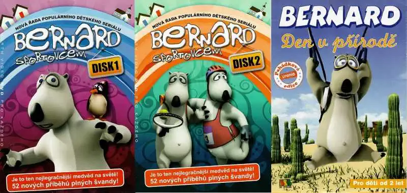 Kolekce Bernard 3x DVD Bernard den v přírodě / Bernard sportovce 1+2