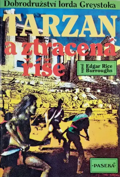 Tarzan a ztracená říše - Edgar Rice Burroughs /bazarové zboží/