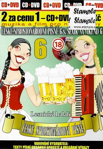 České sprostonárodní písně a sexík na víkend 6  ( pošetka ) CD
