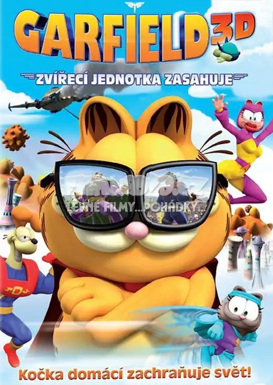 Garfield 3D - Zvířecí jednotka zasahuje - DVD /plast/bazarové zboží/bez brýlí/