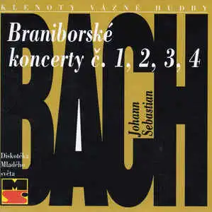 Braniborské koncerty č. 1, 2, 3, 4 - Johann Sebastian Bach - CD /pošetka malá/bazarové zboží/